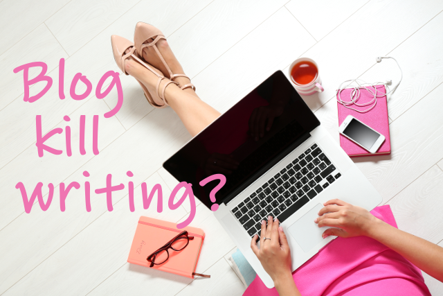 Il blog uccide la scrittura. Vero o falso? Blog kill writing? Il blog uccide la scrittura?